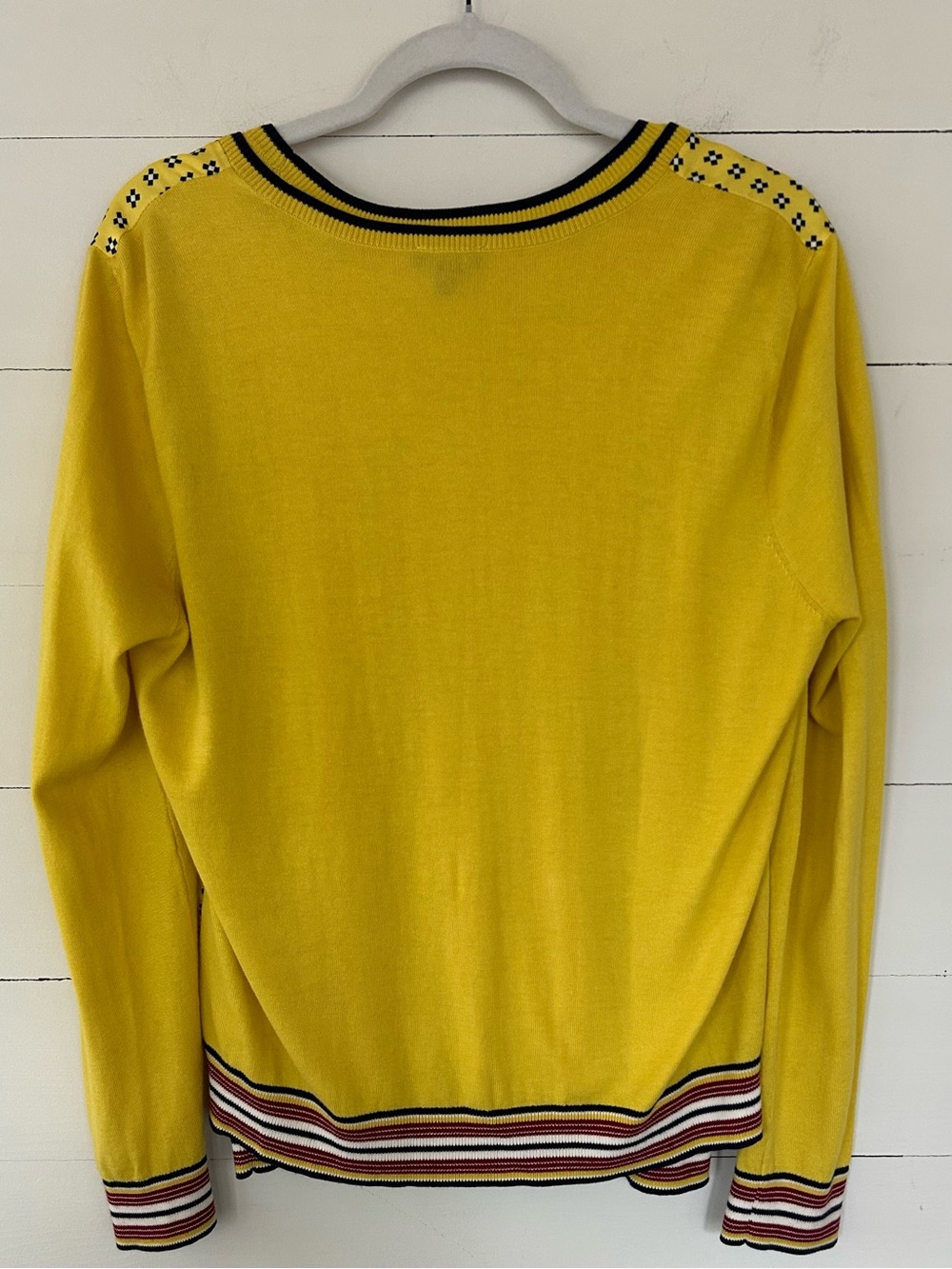 Talbots Women’s 2pc Yellow Cardigan and Shell Set. Size Large Petite. - Picture 2 of 9